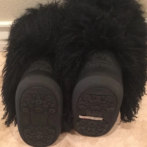 RALPH LAUREN COLLECTION “Combloux” Black Yack Fur Snow Boot 7.5M RARE ITALY NICE - Picture 5 of 13